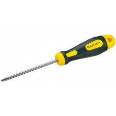 Отвертка Cr-Mo-V сталь двухкомпонентная PH2 x 100 мм KRAFTOOL 250072-2-100
