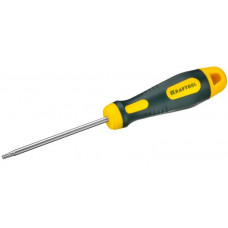 Отвертка Cr-Mo-V сталь двухкомпонентная TORX Hole №15 x 80 мм KRAFTOOL 250077-15-080