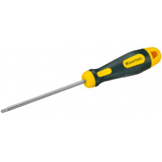 Отвертка Cr-Mo-V сталь двухкомпонентная TORX Hole №20 x 100 мм KRAFTOOL 250077-20-100