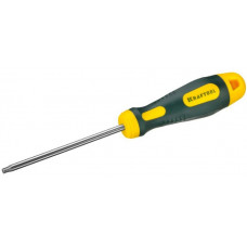 Отвертка Cr-Mo-V сталь двухкомпонентная TORX Hole №25 x 100 мм KRAFTOOL 250077-25-100