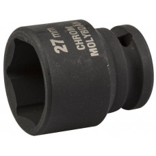 Головка торцовая ударная 1/2'' Flank Cr-Mo фосфатированная 27 мм KRAFTOOL Industrie Qualitat 27940-27_z01