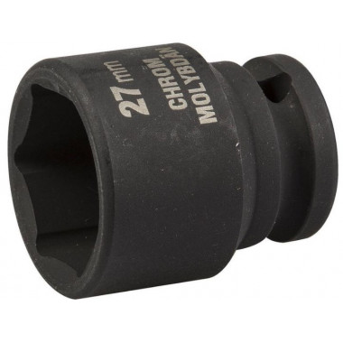 Головка торцовая ударная 1/2'' Flank Cr-Mo фосфатированная 27 мм KRAFTOOL Industrie Qualitat 27940-27_z01