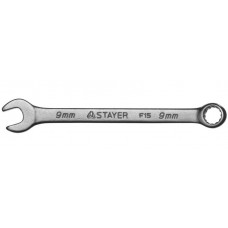 Ключ гаечный комбинированный хромированный 9 мм STAYER Master 27085-09