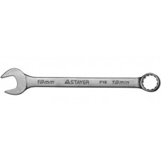 Ключ гаечный комбинированный хромированный 19 мм STAYER Master 27085-19
