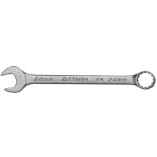 Ключ гаечный комбинированный хромированный 24 мм STAYER Master 27085-24