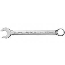 Ключ гаечный комбинированный хромированный 27 мм STAYER Master 27085-27