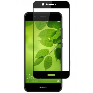 Защитное стекло черное 3D для Huawei Nova 2i BINGO