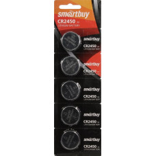 Элемент питания литиевый CR2450 5B Smartbuy SBBL-2450-5B