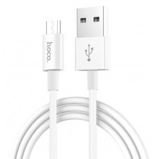 Кабель microUSB белый 1 м HOCO X23