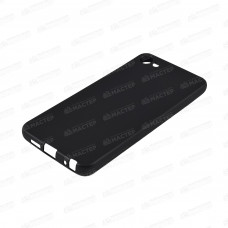 Чехол силиконовый черный матовый для Meizu U10