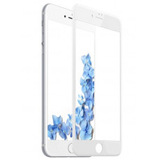 Защитное стекло белое 0.2 мм для iPhone 7/8 Baseus Silk-screen Blue Light Protection HES02