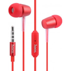 Наушники с микрофоном красные Hoco Metal Universal M10