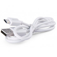 USB кабель белый 1.2 м для micrUSB Hoco Quick Charge&Data UPM01