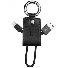 USB кабель брелок черный для microUSB Hoco UPM19