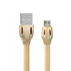 Кабель microUSB золото 1 м Remax Laser RC-035m