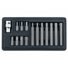Набор бит TORX хвостовик-шестигранник 10 мм CrV 15 предметов Stels 11315
