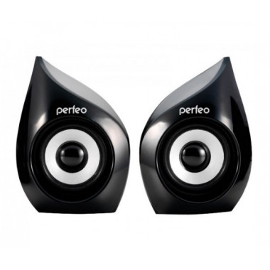 Колонки 2.0 USB мощность 2х3 Вт (RMS) чёрные Perfeo REFLECT PF-235