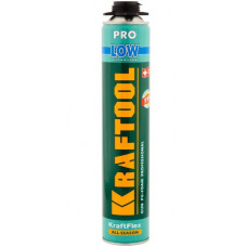 Пена профессиональная монтажная пистолетная всесезонная 800 мл KRAFTOOL PREMIUM PRO LOW 41181