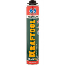 Пена профессиональная монтажная пистолетная всесезонная 850 мл KRAFTOOL PREMIUM PRO 65 41184