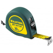 Рулетка обрезиненный 10 м х 25 мм KRAFTOOL Grand 34022-10-25